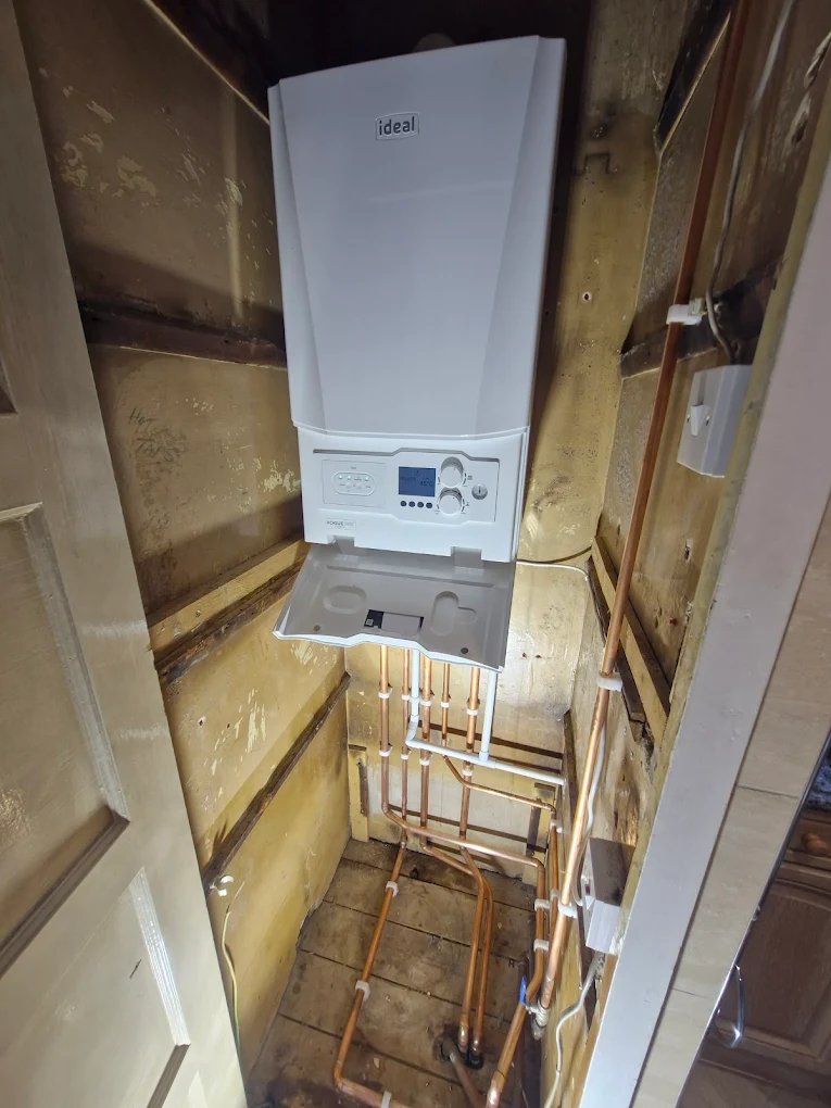 Ideal boiler installation